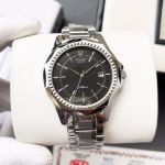 Rolex Cellini Replica with Black Dial Stainless Steel Mechanical  Gentleman Style High Quality 42MM Watch